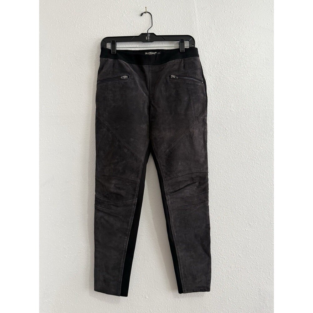 BlankNYC Women’s Genuine Leather Suede Pants Sz 30 Moto Biker